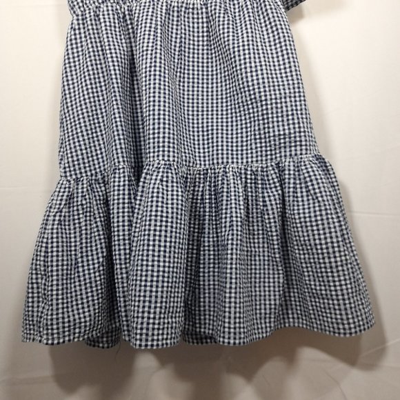 Mink Pink Wanderer Gingham One Shoulder Dress With Frill - Picture 7 of 12